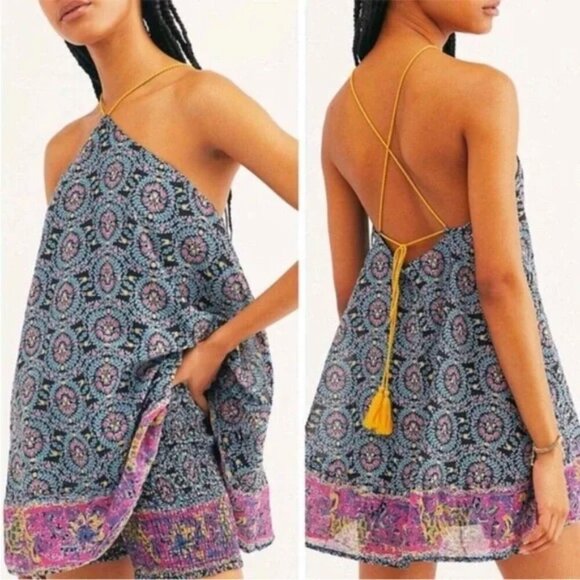 Free People Tops - Free People Good as Gold Halter Top -Rare